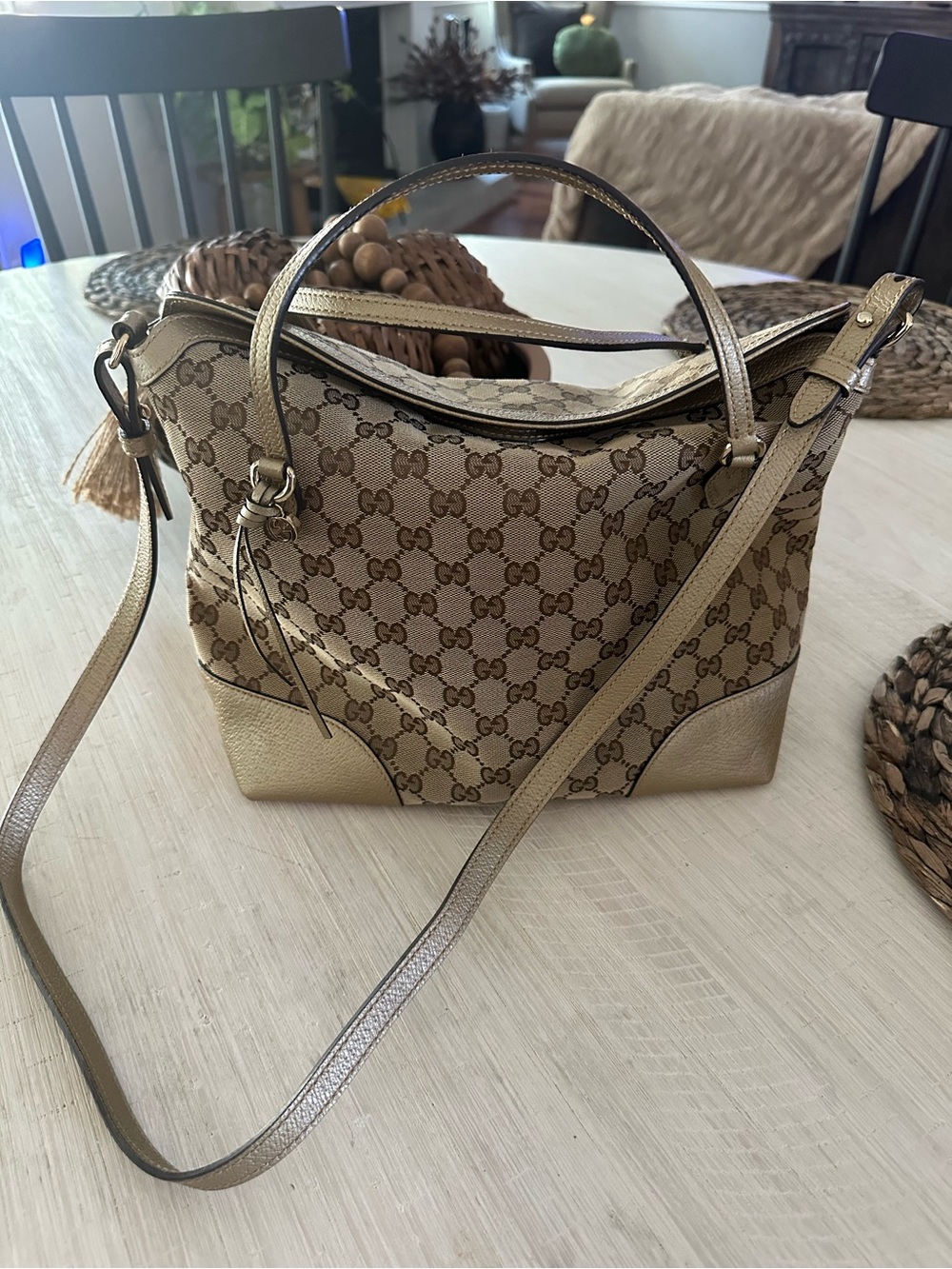 Authentic Gucci Bree Convertible Top Handle